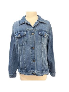 Crazy Train Denim Jacket‎ XL Blue